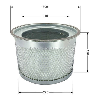54601513 Luftkompressor Filter Glasfaser Öl- und Gastrennscheider