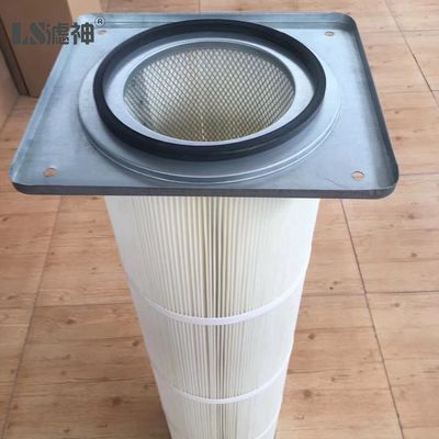 Industrielle HEPA-Staubfilterpatrone Zyklon 3 Lugs Flanschkollektor für Gasturbine